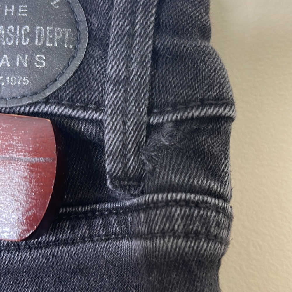 Zara Basic Destroyed Distressed Denim - image 4